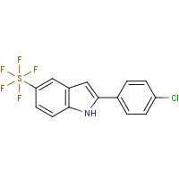 CAS:1394319-64-2 | PC405580 | 2-(4-Chlorophenyl)-5-pentafluorosulfanyl-1H-indole