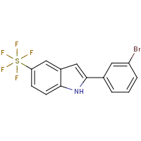 CAS:1394319-65-3 | PC405591 | 2-(3-Bromophenyl)-5-pentafluorosulfanyl-1H-indole