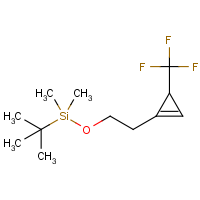 CAS:  | PC405631 | tert-Butyldimethyl(2-(3-(trifluoromethyl)cycloprop-1-en-1-yl)ethoxy)silane