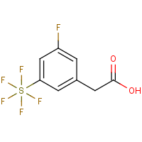 CAS:1240257-84-4 | PC405681 | 3-Fluoro-5-(pentafluorosulfur)phenylacetic acid