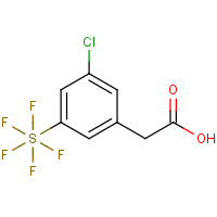 CAS:1240257-26-4 | PC405682 | 3-Chloro-5-(pentafluorosulfur)phenylacetic acid