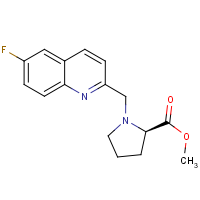 CAS: 1221508-41-3 | PC407091 | Methyl (2R)-1-[(6-fluoroquinolin-2-yl)methyl]pyrrolidine-2-carboxylate
