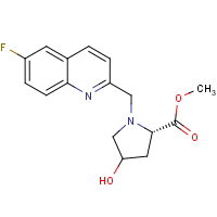CAS:1221508-42-4 | PC407092 | Methyl (2S)-1-[(6-fluoroquinolin-2-yl)methyl]-4-hydroxypyrrolidine-2-carboxylate