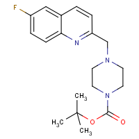 CAS: 1221411-13-7 | PC407094 | tert-Butyl 4-[(6-fluoroquinolin-2-yl)methyl]piperazine-1-carboxylate