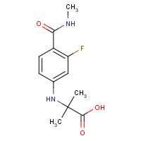 CAS: 1289942-66-0 | PC408012 | 2-[(3-Fluoro-4-(methylcarbamoyl)phenyl)amino]-2-methylpropanoic acid