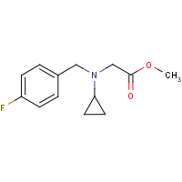 CAS: 1211709-33-9 | PC408028 | [Cyclopropyl-(4-fluoro-benzyl)-amino]-acetic acid methyl ester