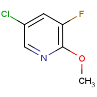 CAS: 886374-01-2 | PC408037 | 2-Methoxy-5-chloro-3-fluoropyridine