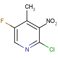 CAS: 1003711-51-0 | PC408055 | 2-Chloro-5-fluoro-3-nitro-4-picoline