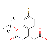 CAS:479064-94-3 | PC408057 | Boc-(R)-3-Amino-3-(4-fluoro-phenyl)-propionic acid