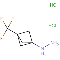 CAS:1823931-68-5 | PC408073 | (3-Trifluoromethyl-bicyclo[1.1.1]pent-1-yl)-hydrazine dihydrochloride