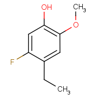 CAS: 1065076-45-0 | PC4081 | 4-Ethyl-5-fluoro-2-methoxyphenol