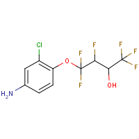 CAS: 1309602-44-5 | PC408130 | 4-(3-Hydroxy-1,1,2,4,4,4-hexafluorobutoxy)-3-chloroaniline