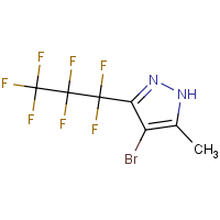 CAS: 82633-48-5 | PC408193 | 4-Bromo-3-heptafluoropropyl-5-methylpyrazole
