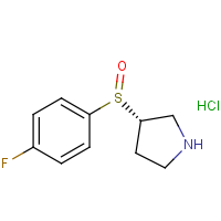 CAS: 1354025-28-7 | PC408298 | (S)-3-(4-Fluoro-benzenesulfinyl)-pyrrolidine hydrochloride