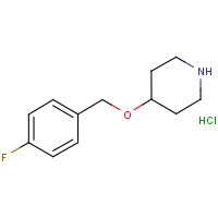 CAS: 1185107-71-4 | PC408308 | 4-(4-Fluoro-benzyloxy)-piperidine hydrochloride