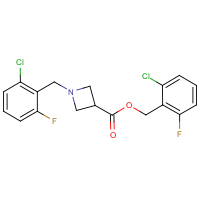 CAS:1289385-42-7 | PC408320 | 1-(2-Chloro-6-fluoro-benzyl)-azetidine-3-carboxylic acid 2-chloro-6-fluoro-benzyl ester