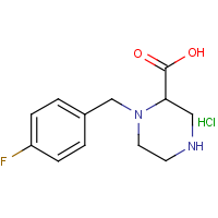 CAS:1289384-65-1 | PC408321 | 1-(4-Fluoro-benzyl)-piperazine-2-carboxylic acid hydrochloride