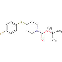 CAS: 226398-48-7 | PC408326 | 4-(4-Fluoro-phenylsulfanyl)-piperidine-1-carboxylic acid tert-butyl ester