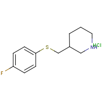 CAS: 1289385-78-9 | PC408332 | 3-(4-Fluoro-phenylsulfanylmethyl)-piperidine hydrochloride