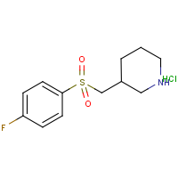 CAS: 1289388-58-4 | PC408333 | 3-(4-Fluoro-benzenesulfonylmethyl)-piperidine hydrochloride