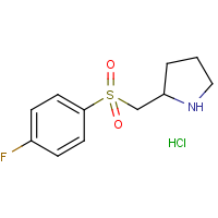 CAS: 1353977-86-2 | PC408345 | 2-(4-Fluoro-benzenesulfonylmethyl)-pyrrolidine hydrochloride