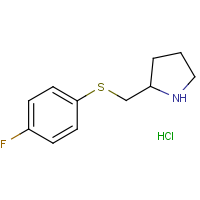 CAS: 1353989-69-1 | PC408347 | 2-(4-Fluoro-phenylsulfanylmethyl)-pyrrolidine hydrochloride