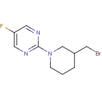 CAS: 1353979-24-4 | PC408356 | 2-(3-Bromomethyl-piperidin-1-yl)-5-fluoro-pyrimidine