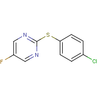 CAS:1353980-68-3 | PC408361 | 2-(4-Chloro-phenylsulfanyl)-5-fluoro-pyrimidine