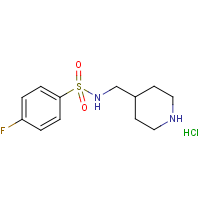 CAS: 1353966-85-4 | PC408366 | 4-Fluoro-N-piperidin-4-ylmethyl-benzenesulfonamide hydrochloride
