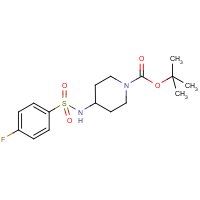 CAS: 913634-49-8 | PC408371 | 4-(4-Fluoro-benzenesulfonylamino)-piperidine-1-carboxylic acid tert-butyl ester