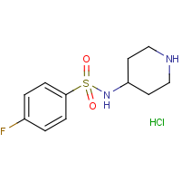 CAS: 913634-50-1 | PC408372 | 4-Fluoro-N-piperidin-4-yl-benzenesulfonamide hydrochloride