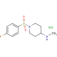 CAS:1353958-87-8 | PC408373 | [1-(4-Fluoro-benzenesulfonyl)-piperidin-4-yl]-methyl-amine hydrochloride