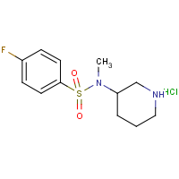 CAS:1353971-21-7 | PC408378 | 4-Fluoro-N-methyl-N-piperidin-3-yl-benzenesulfonamide hydrochloride