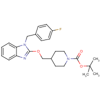 CAS: 1353978-58-1 | PC408379 | 4-[1-(4-Fluoro-benzyl)-1H-benzoimidazol-2-yloxymethyl]-piperidine-1-carboxylic acid tert-butyl ester