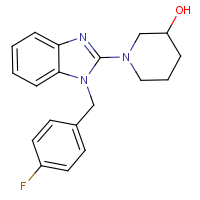 CAS:1417793-71-5 | PC408384 | 1-[1-(4-Fluoro-benzyl)-1H-benzoimidazol-2-yl]-piperidin-3-ol