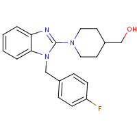 CAS:1417794-15-0 | PC408385 | {1-[1-(4-Fluoro-benzyl)-1H-benzoimidazol-2-yl]-piperidin-4-yl}-methanol