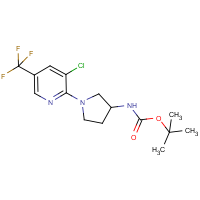CAS: 1354448-68-2 | PC408387 | [1-(3-Chloro-5-trifluoromethyl-pyridin-2-yl)-pyrrolidin-3-yl]-carbamic acid tert-butyl ester