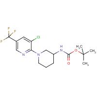 CAS:1333866-93-5 | PC408389 | (3'-Chloro-5'-trifluoromethyl-3,4,5,6-tetrahydro-2H-[1,2']bipyridinyl-3-yl)-carbamic acid tert-butyl ester