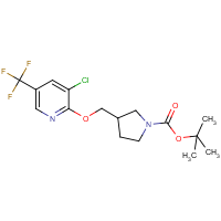 CAS: 1417793-56-6 | PC408391 | 3-(3-Chloro-5-trifluoromethyl-pyridin-2-yloxymethyl)-pyrrolidine-1-carboxylic acid tert-butyl ester