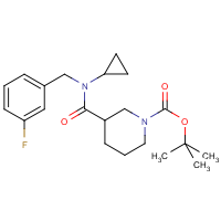 CAS: 1277958-70-9 | PC408399 | 3-[Cyclopropyl-(3-fluoro-benzyl)-carbamoyl]-piperidine-1-carboxylic acid tert-butyl ester