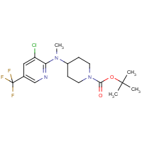 CAS:1417793-99-7 | PC408403 | 4-[(3-Chloro-5-trifluoromethyl-pyridin-2-yl)-methyl-amino]-piperidine-1-carboxylic acid tert-butyl ester