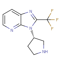 CAS:1417789-01-5 | PC408407 | 3-(S)-Pyrrolidin-3-yl-2-trifluoromethyl-3H-imidazo[4,5-b]pyridine