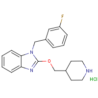 CAS:1417792-99-4 | PC408409 | 1-(3-Fluoro-benzyl)-2-(piperidin-4-ylmethoxy)-1H-benzoimidazole hydrochloride