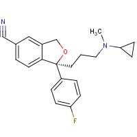 CAS:1421026-41-6 | PC408411 | (S)-1-[3-(Cyclopropyl-methyl-amino)-propyl]-1-(4-fluoro-phenyl)-1,3-dihydro-isobenzofuran-5-carbonitrile
