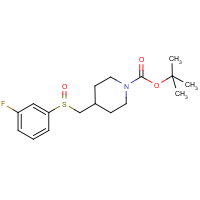 CAS:1420873-25-1 | PC408413 | 4-(3-Fluoro-benzenesulfinylmethyl)-piperidine-1-carboxylic acid tert-butyl ester