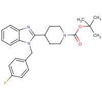 CAS:1420816-71-2 | PC408415 | 4-[1-(4-Fluoro-benzyl)-1H-benzoimidazol-2-yl]-piperidine-1-carboxylic acid tert-butyl ester