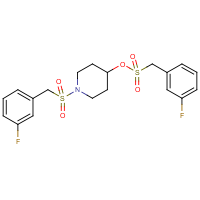 CAS: 1420894-13-8 | PC408417 | (3-Fluoro-phenyl)-methanesulfonic acid 1-(3-fluoro-phenylmethanesulfonyl)-piperidin-4-yl ester