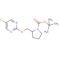 CAS: 1420870-64-9 | PC408418 | tert-Butyl 2-(((5-fluoropyrimidin-2-yl)oxy)methyl)pyrrolidine-1-carboxylate