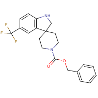 CAS: 1243328-71-3 | PC408431 | Benzyl 5-(trifluoromethyl)spiro[1,2-dihydroindole-3,4'-piperidine]-1'-carboxylate