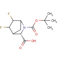 CAS: 1263174-55-5 | PC408433 | (3S)-2-(tert-Butoxycarbonyl)-5,6-difluoro-2-azabicyclo[2.2.1]heptane-3-carboxylic acid